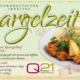 Weißer Stangenspargel mit neuen Kartoffeln, Sauce Hollandaise und Schnitzel im Q21 Gasthaus Hamburg.